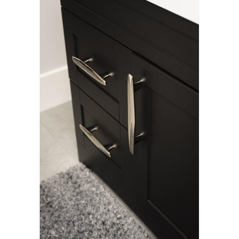 Pebble Collection Pull 6-5/16 Inch (160mm) & 7-9/16 Inch (192mm) Center to Center, Satin Nickel