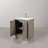 Georgetta 30'' Single Bathroom Vanity with Marble Top-59075764