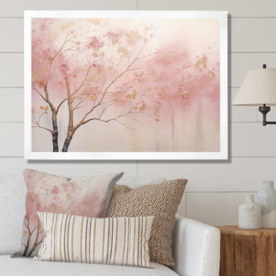 Art sur toile, "Minimalisme rose et or II"