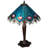 23"H Peacock Feather Lace Table Lamp