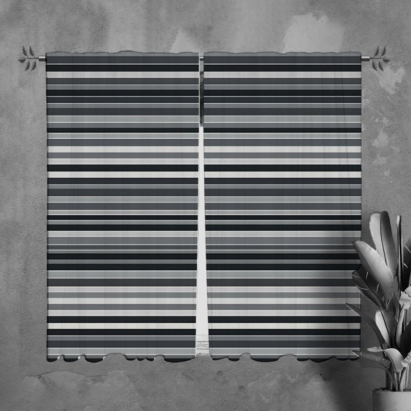 Paire de rideaux obscurcissant en polyester Rockell, L 20 po x L 61 po