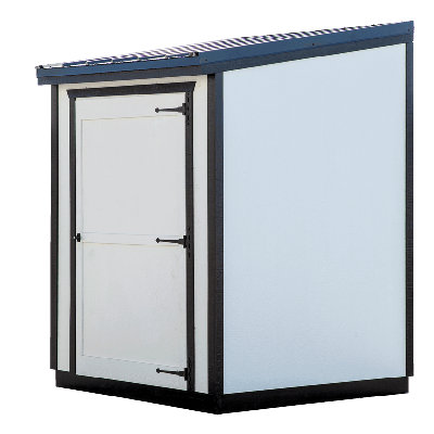 Wall Hugger Storage Shed Kit (6' x 6')