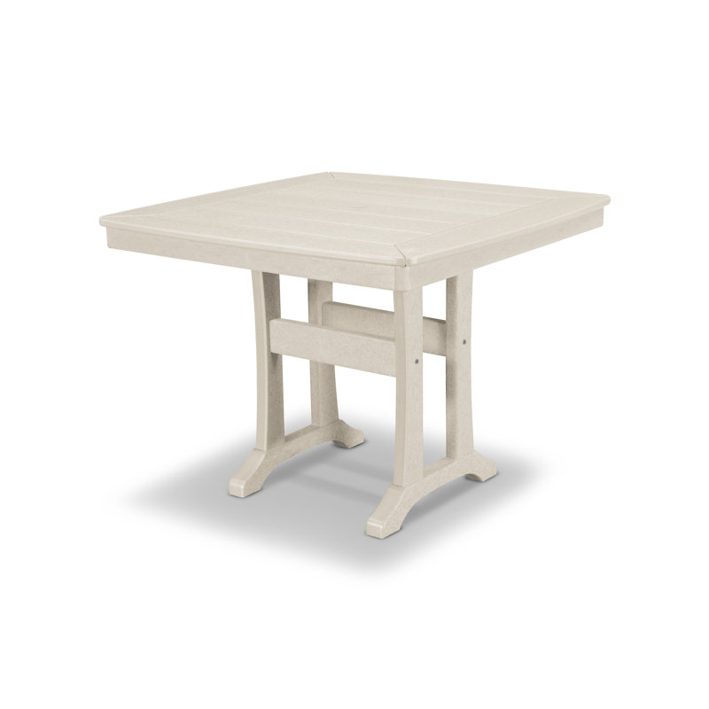 Nautical Trestle 37" Dining Table, Sand