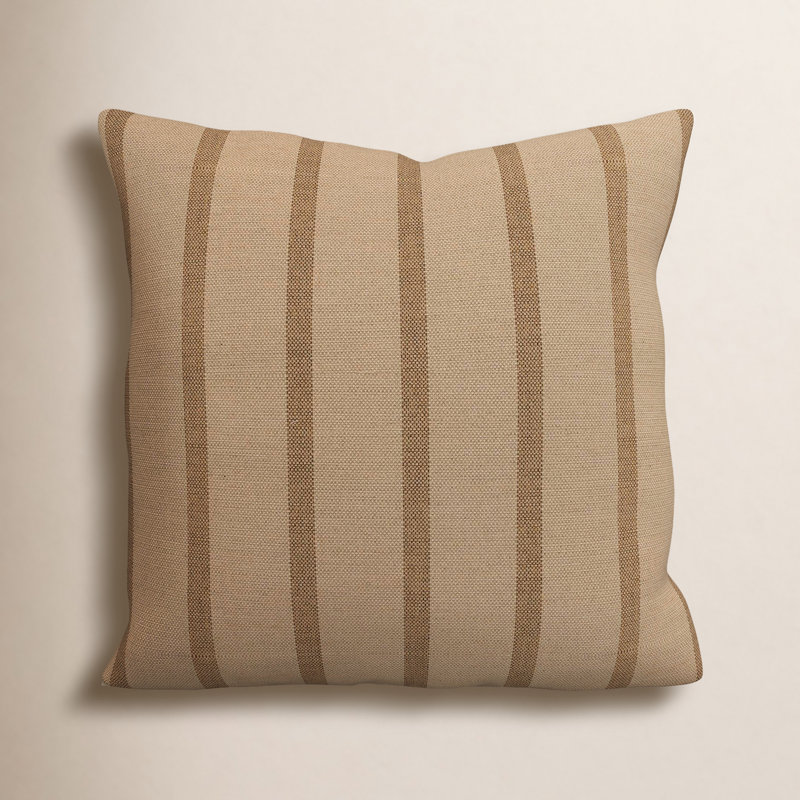  Lani Sunbrella® Indoor/Outdoor Throw Pillow, Square 20", Unwind Driftwood