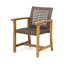 Chaise en bois et osier (ensemble de 2)-1529739368