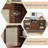 62.99"Solid Wood Oak brown Sideboard