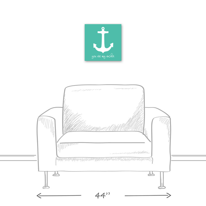 « my anchor », art sur toile Kacie