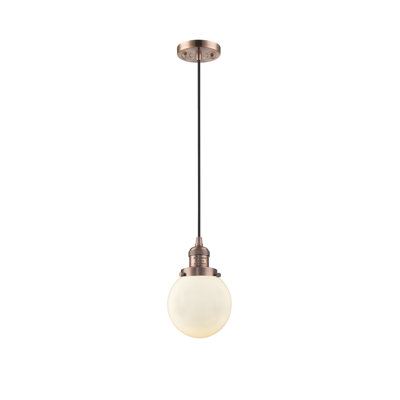 Luminaire suspendu sphère 1 lumière Zarmayr