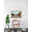 A Shade of Blue and Brown 1 Piece Single Picture Frame Painting-1685715527