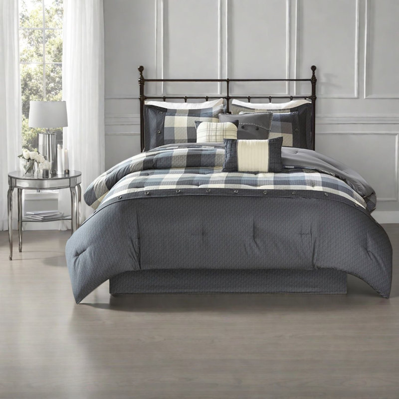 Piece King Bedding Sets Polyester Rustic Farmhouse For Home