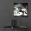  «Driftwood Unicorn» par KIR.DART, art mural en verre acrylique, 12 po x 12 po