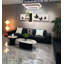 Décoration murale moderne minimaliste de plantes grès vertes hydroponique-618981759