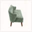 Canapé Mid-Century 3 places avec dossier capitonné et tissu moelleux-171335198
