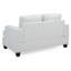 Causeuse charmante et transitionnelle blanche-360711810