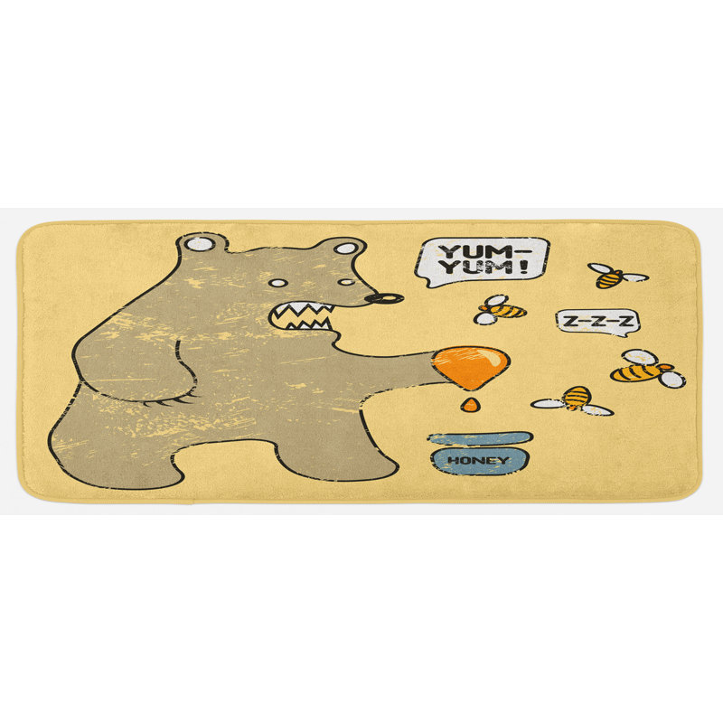 Tapis de cuisine dessinable
