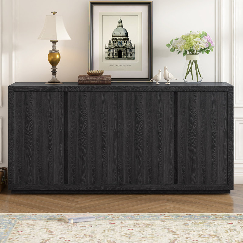Armoire d'appoint Parkesburg, Noir