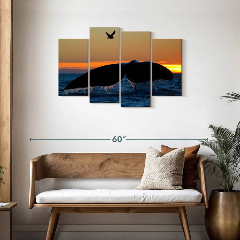 Brampt Whale Tail Sighting, 27" H x 43" W