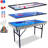 54" Upgrade Multi Game Table,5 in 1 Folding Portabel Games with Accessories,Ping Pong,Pool Billiard