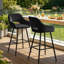 Yes Velvet Bar Stool with Iron Frame-1819114150