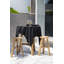 Bowmin Counter Stool with Solid Wood Frame