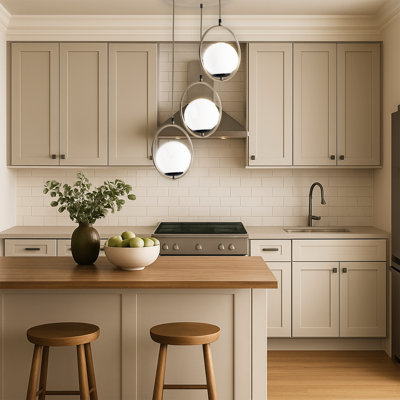 Adjustable Height 3 Lights Globe Cluster Pendant