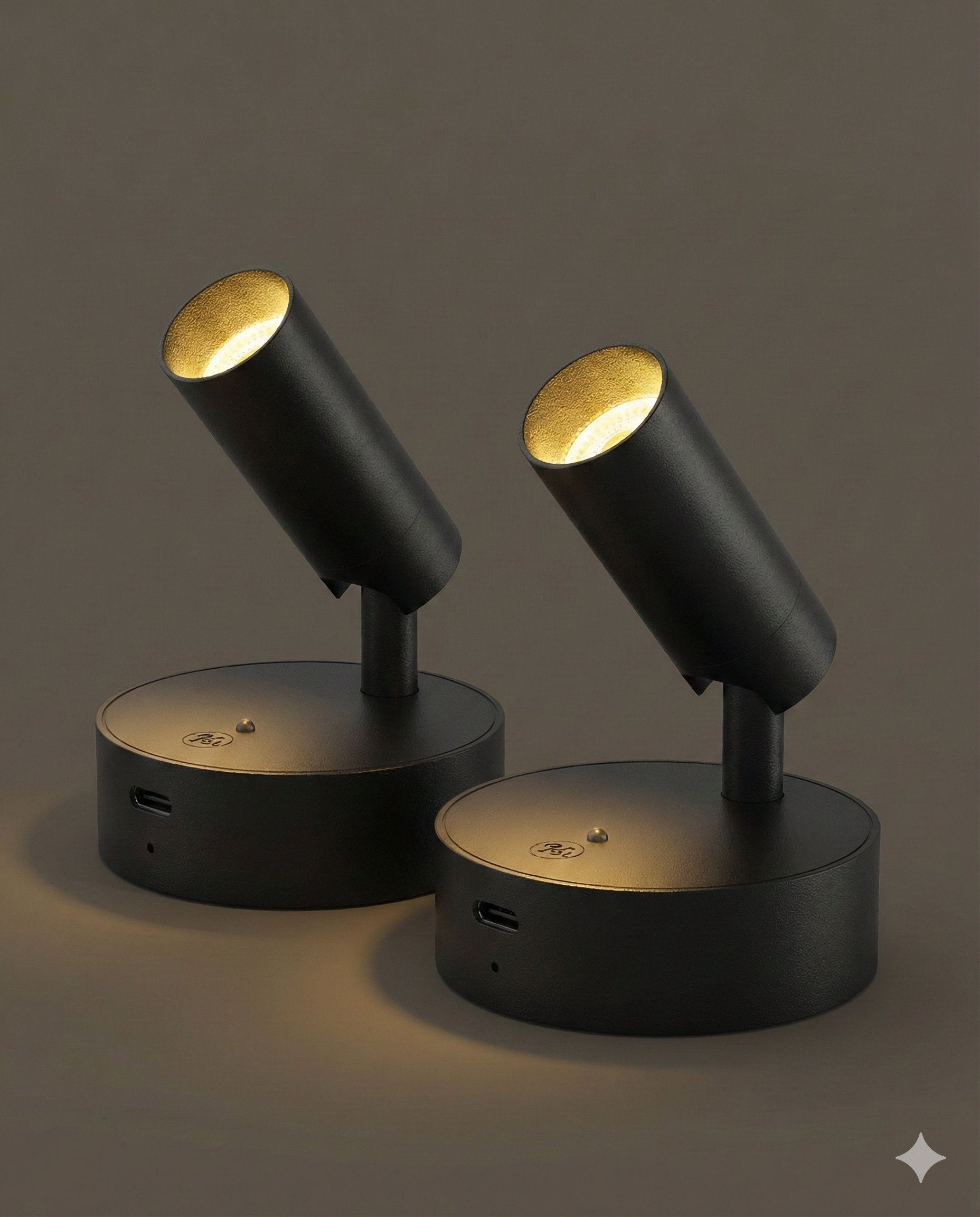 Mercer41 Spotlights Indoor With Remote, 3000Mah Rechargeable Battery ...