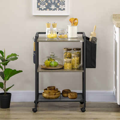 3-Tier Rolling Utility Cart