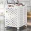 Metro Lane Polyethylene Plastic Decorative Basket