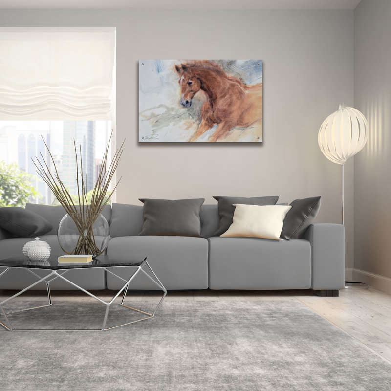 " Equine Exercise " by Robert Campbell, 24" H x 36" W x 0.2" D