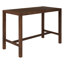 Bar de terrasse en bois 5 pièces, sièges ergonomiques confortables, durabilité toutes saisons, matériaux performants, surface résistante aux égratignures