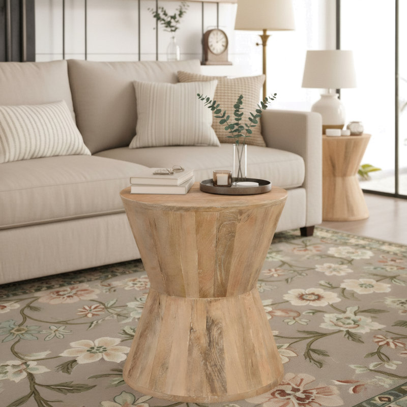 Table tambour Hollingsworth, Naturel