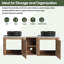 Ensemble de meuble-lavabo double 60 po avec lavabo en céramique