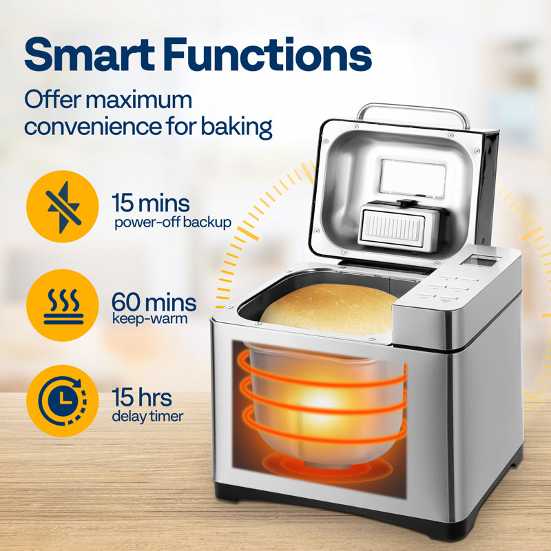 19-in-1 Bread Machine With Ceramic Pan