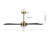 5 Blades Indoor Ceiling Fan Dimmable LED Light Kit And Remote , 6-Speed Noiseless Reversible DC Motor-2048701228-2054405702