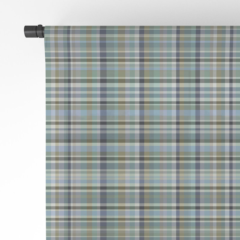 Tianny Sheer Curtain Pair, 50" W x 63" L
