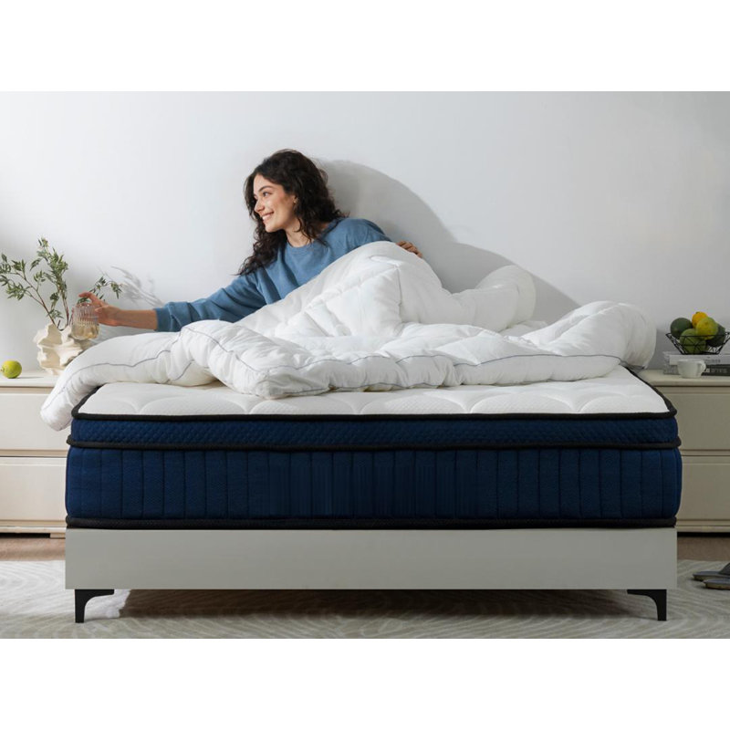 Matelas hybride à ressorts ensachés 10 po, Très grand lit, 10"