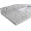 Meuble-lavabo simple 36 po avec plateau en quartz Bronya