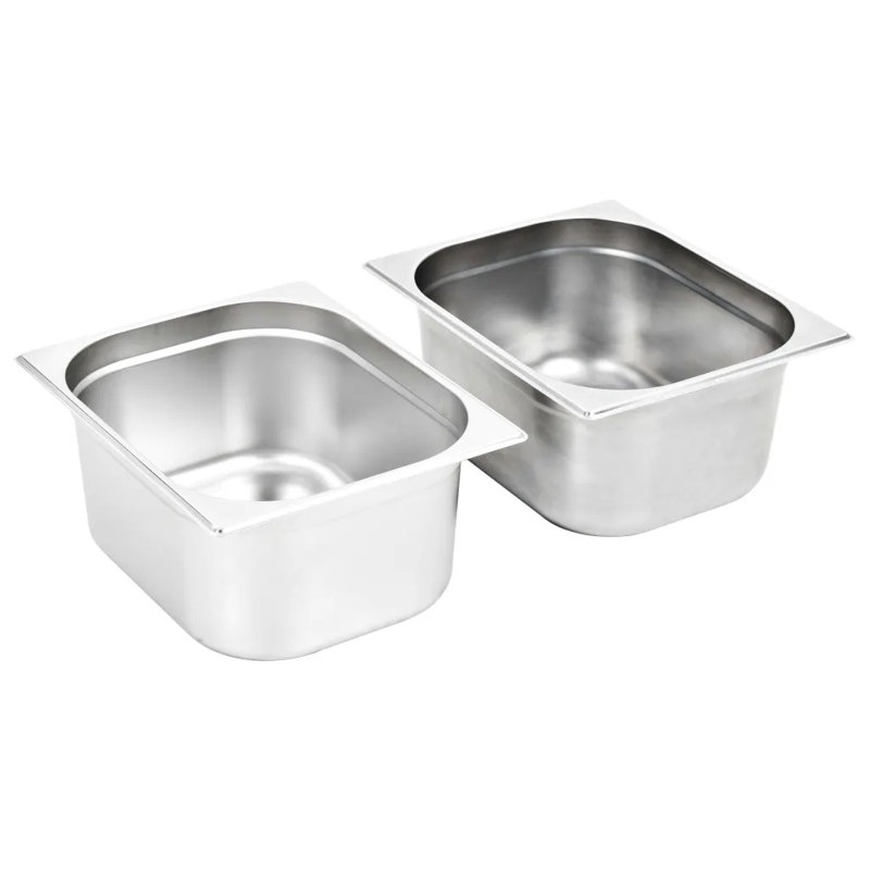 Stainless Steel Pan, 15cm H x 32.5cm W x 26.5cm D
