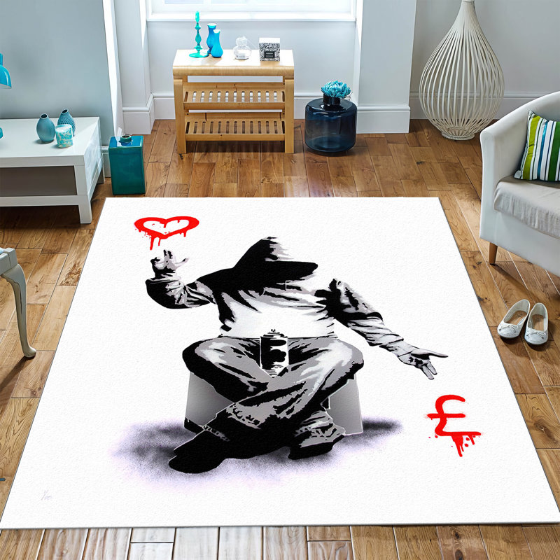 Tapis imprimé exquis avec un velours doux et un thème floral élégant, idéal pour rehausser la décoration intérieure et offrir un confort sous les pieds