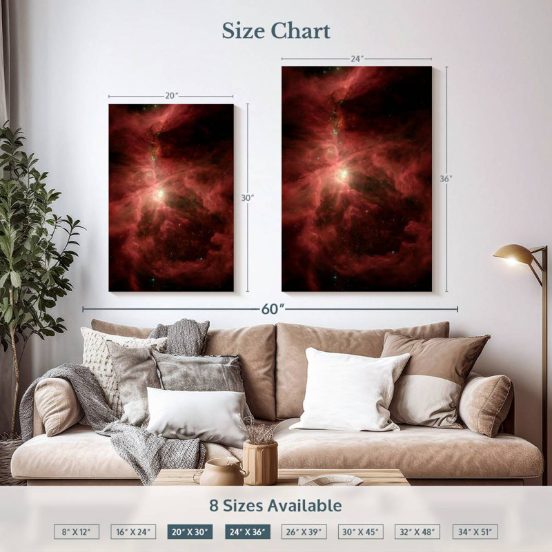 Oberle Orion Nebula, 36" H x 24" W
