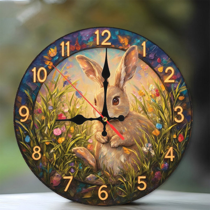 motif de champ de lapin