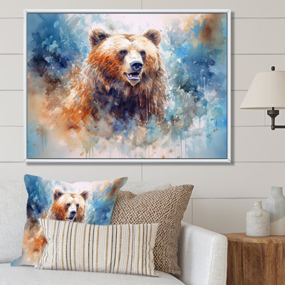«Majestic Grizzly I» sur toile