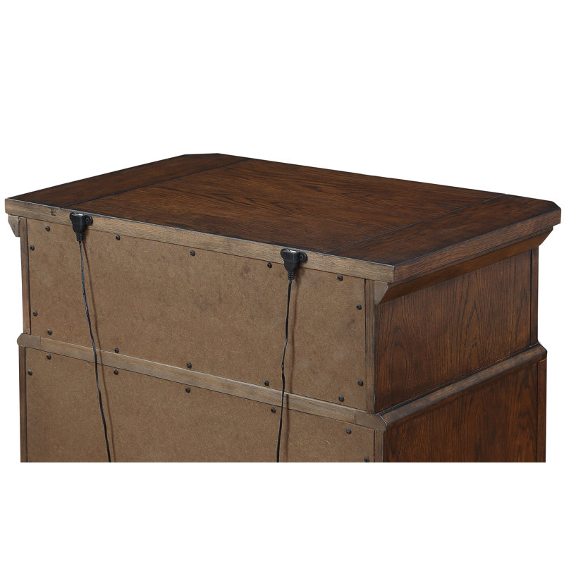 Table de chevet 3 tiroirs Ealy