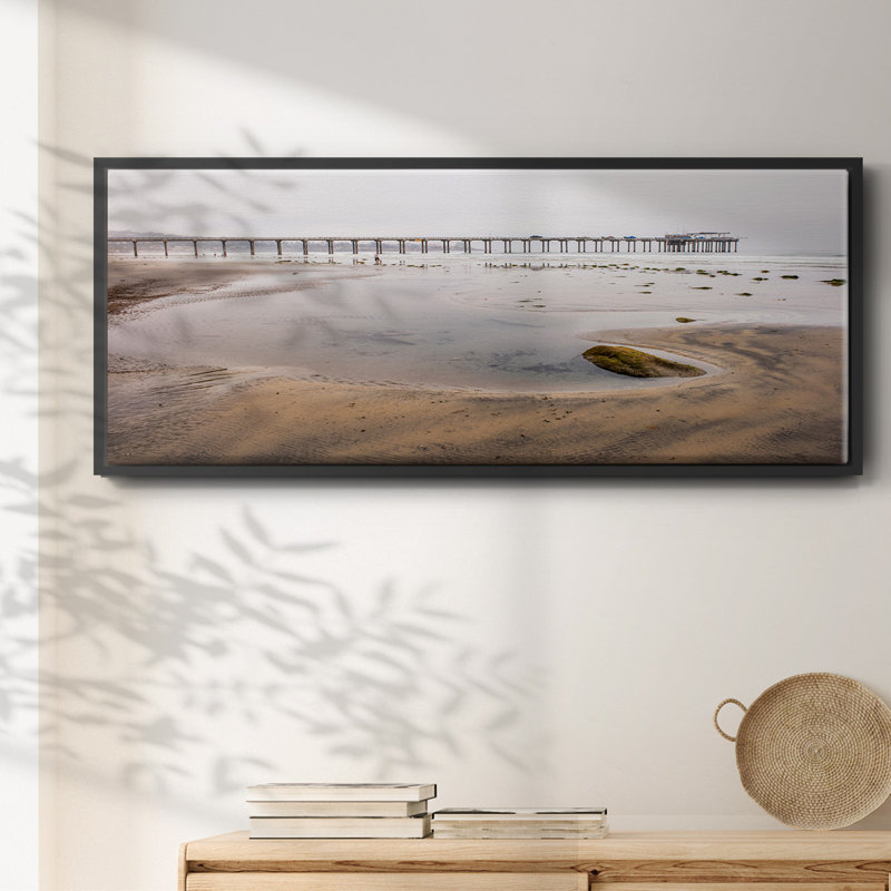 Scripps Pier- Framed Canvas
