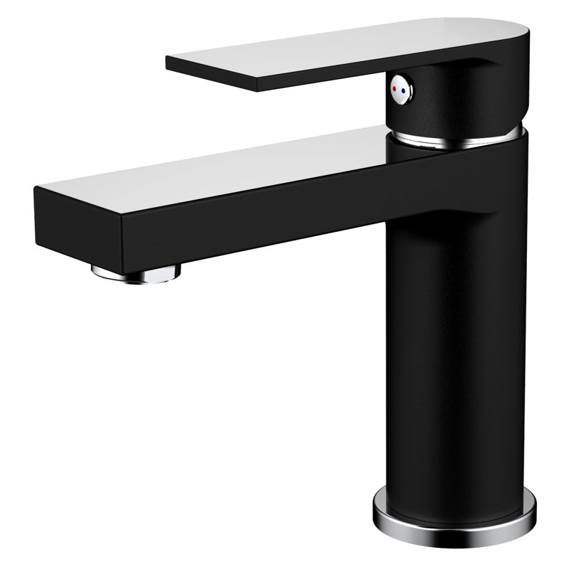 Single-Hole Single-handle Bathroom Faucet with Drain Assembly, Brushed Nickel