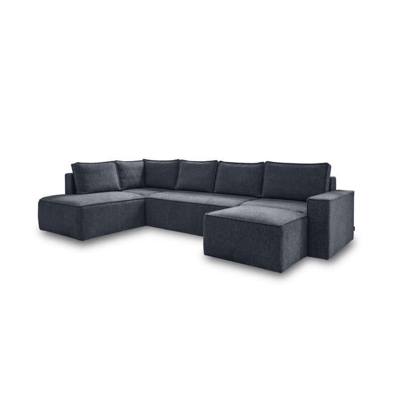 Brave Dave 8 Seater Corner Sofa , Navy Blue