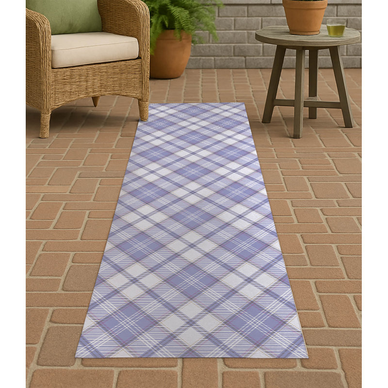 Tapis d'extérieur antidérapant Diamond, Tapis de couloir 2 pi 6 po x 8 pi