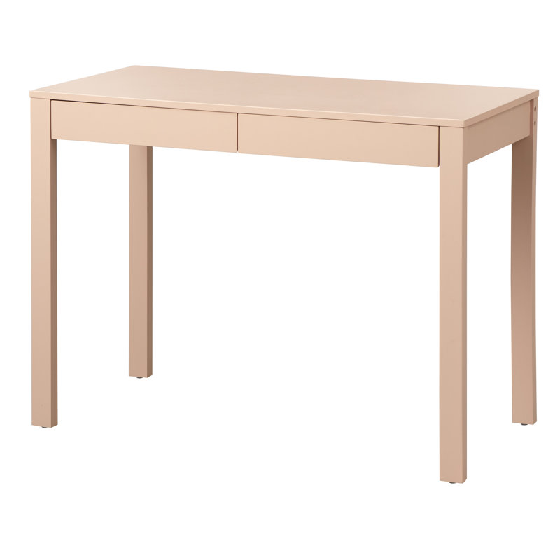 Mableton Solid Wood Base Writing Desk, Blush