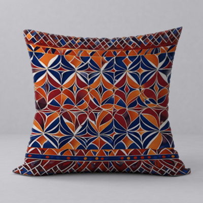 Abstract Reversible Throw Pillow