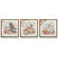 «Pumpkin Patch Pup», ensemble de 3 impressions sur toile-2074864884-2074864892-2074864893